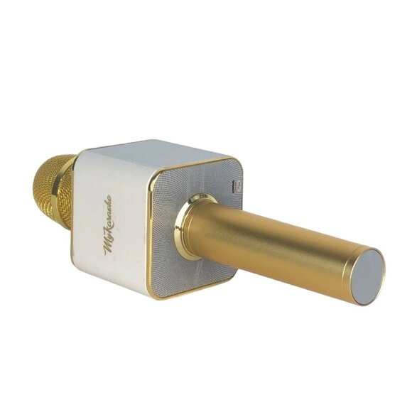 MY KARAOKE PRO Gold Wireless Bluetooth Karaoke Microphone Sing Like Pro at Home - Picture 1 of 11